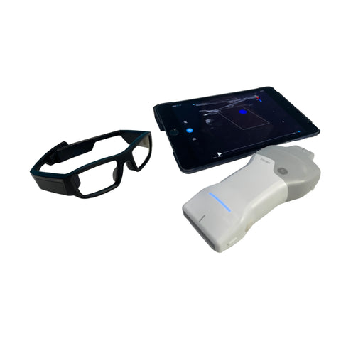 Kit completo di sonda ecografica wireless per tele-consulto